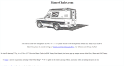Desktop Screenshot of blazerchalet.com